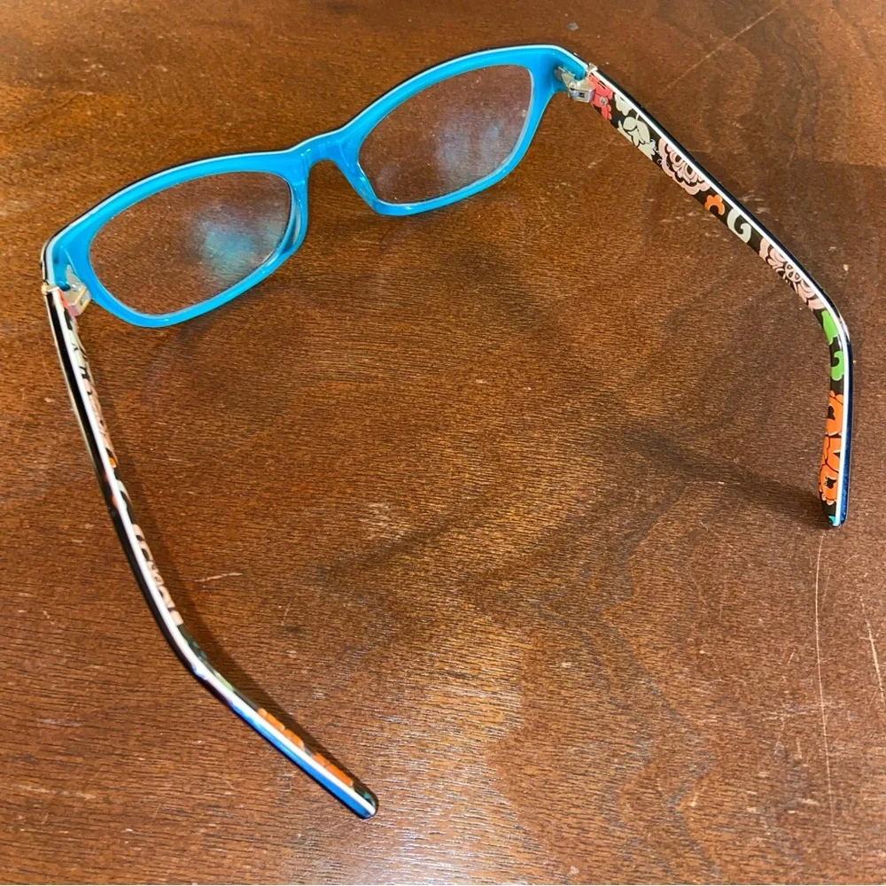Vera Bradley prescription glasses and multi-color hard case classy traditional